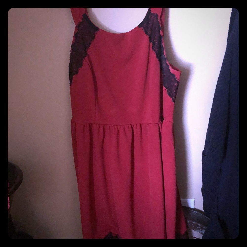 Red dress